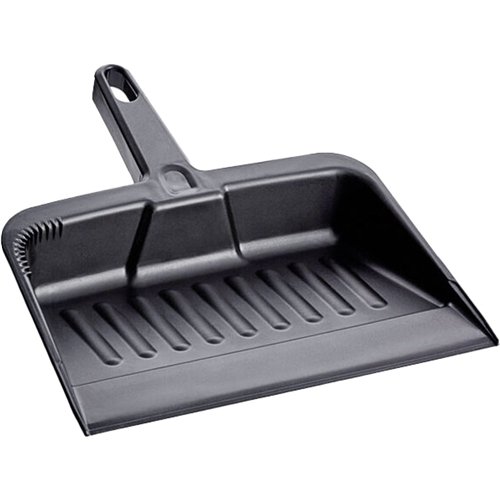 Heavy-Duty Polypropylene Dustpan 300x280x860mm Black | Stwalwart DA-JGM1002