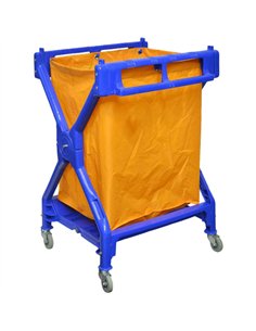 Foldable X-Shape Laundry Trolley 710x660x950mm | Stwalwart DA-JGM1302