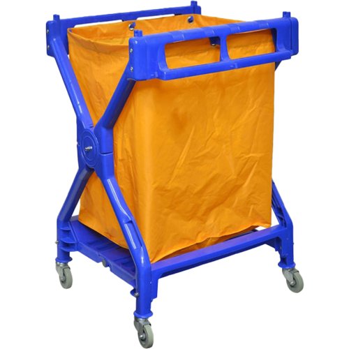 Foldable X-Shape Laundry Trolley 710x660x950mm | Stwalwart DA-JGM1302