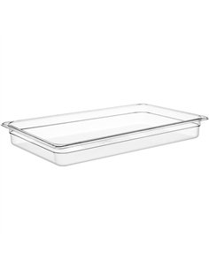 Heavy-Duty Polycarbonate Gastronorm Pan GN1/1 Depth 65mm | Stwalwart DA-JGM1502