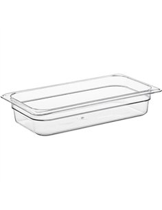 Heavy-Duty Polycarbonate Gastronorm Pan GN1/3 Depth 65mm | Stwalwart DA-JGM1514