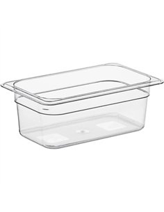 Heavy-Duty Polycarbonate Gastronorm Pan GN1/4 Depth 100mm | Stwalwart DA-JGM1520