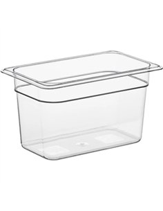 Heavy-Duty Polycarbonate Gastronorm Pan GN1/4 Depth 150mm | Stwalwart DA-JGM1522