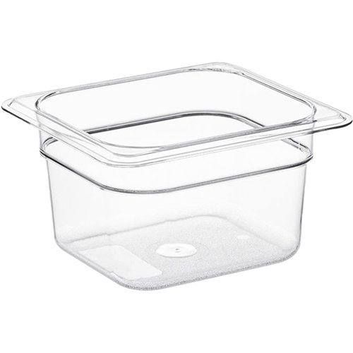 Heavy-Duty Polycarbonate Gastronorm Pan GN1/6 Depth 100mm | Stwalwart DA-JGM1526