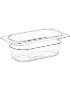 Heavy-Duty Polycarbonate Gastronorm Pan GN1/9 Depth 65mm | Stwalwart DA-JGM1530