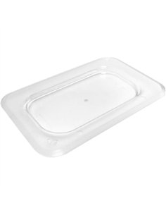 Heavy-Duty Polycarbonate Gastronorm Pan Lid GN1/9 Clear | Stwalwart DA-JGM1612
