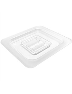 Heavy-Duty Polycarbonate Gastronorm Pan Lid GN1/6 Clear | Stwalwart DA-JGM1610