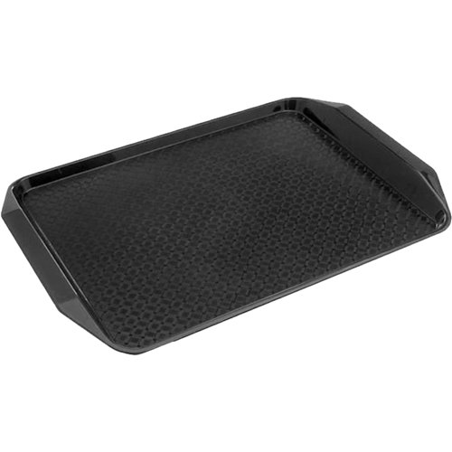 Serving Tray Polypropylene Rectangular 427x298x30mm Black | Stwalwart DA-JGM306