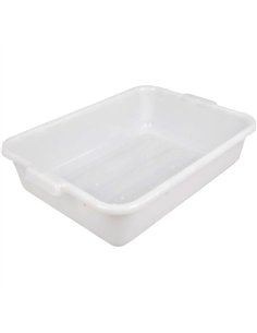 Polypropylene Service Tray Container 560x400x120mm White | Stwalwart DA-JGM608