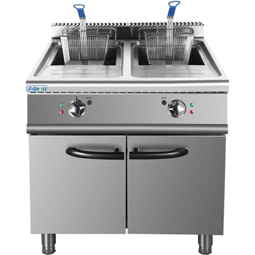 Commercial Fryer Twin Tank Electric 46 litre 24kW Freestanding | Stalwart DA-HEF708