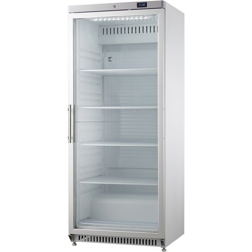 600lt Commercial Refrigerator Stainless Steel Upright cabinet Single glass door | Stalwart DA-DWR600GSS