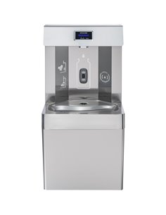 Commercial Wall mounted Water Cooler with Bottle Filler Stainless Steel | Stalwart DA-NT30B