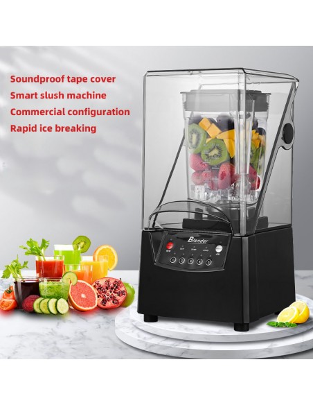 Commercial Bar Blender with Sound enclosure 1200w 1.5Ltr, 5 Levels  | Stalwart DA-SHG902