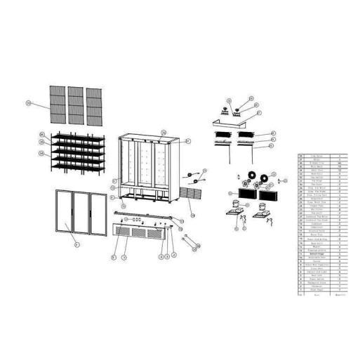 Koolmax KMF2000 – Triple Glass Door...