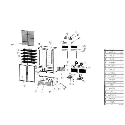 Koolmax KMF1300 – Double Glass Door...