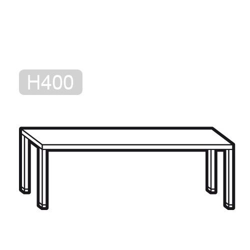 Top shelf PREMIUM - 800x370mm - with 1 shelf - height: 415mm