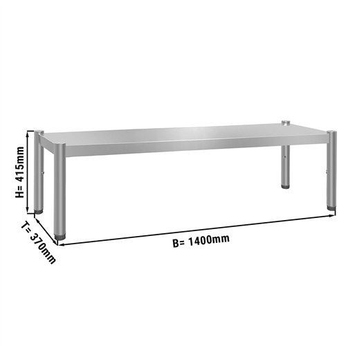 Top shelf PREMIUM - 1415x370mm - with 1 shelf - height: 415mm