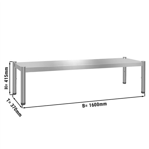 Top shelf PREMIUM - 1600x370mm - with 1 shelf - height: 415mm