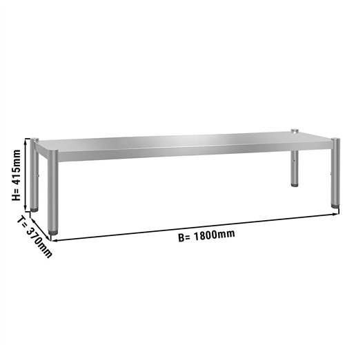 Top shelf PREMIUM - 1800x370mm - with 1 shelf - height: 415mm