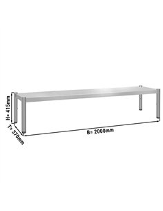 Top shelf PREMIUM - 2000x370mm - with 1 shelf - height: 415mm 2