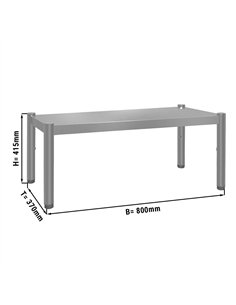 Top shelf ECO - 800x370mm - with 1 shelf - Height: 415mm 2