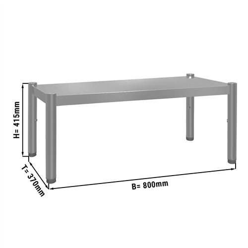 Top shelf ECO - 800x370mm - with 1 shelf - Height: 415mm
