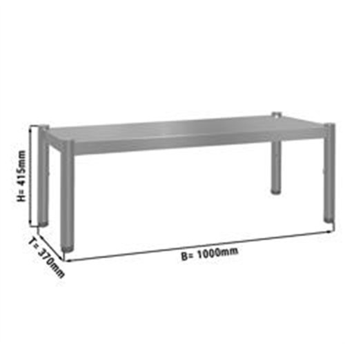 Top shelf ECO - 1000x370mm - with 1 shelf - Height: 415mm
