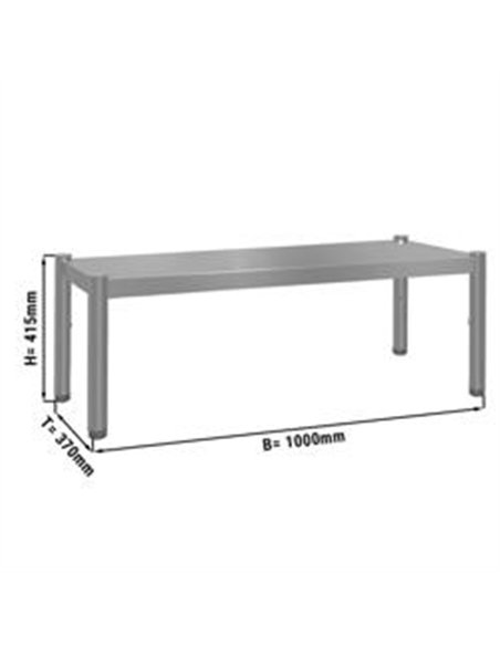 Top shelf ECO - 1000x370mm - with 1 shelf - Height: 415mm