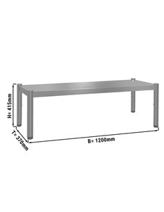 Top shelf ECO - 1200x370mm - with 1 shelf - Height: 415mm 2