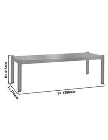 Top shelf ECO - 1200x370mm - with 1 shelf - Height: 415mm