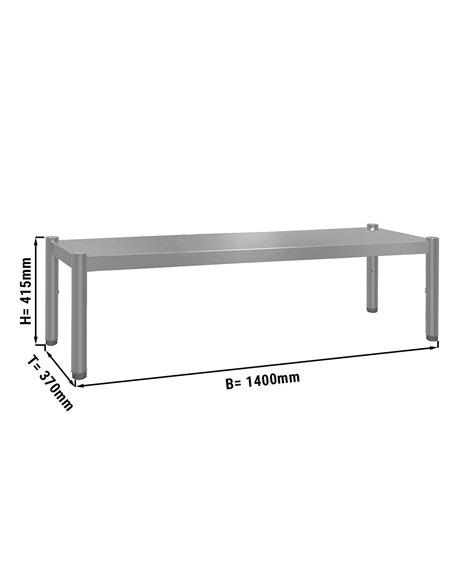 Top shelf ECO - 1415x370mm - with 1 shelf - Height: 415mm