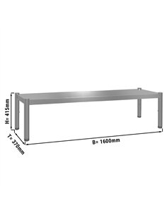 Top shelf ECO - 1600x370mm - with 1 shelf - Height: 415mm 2