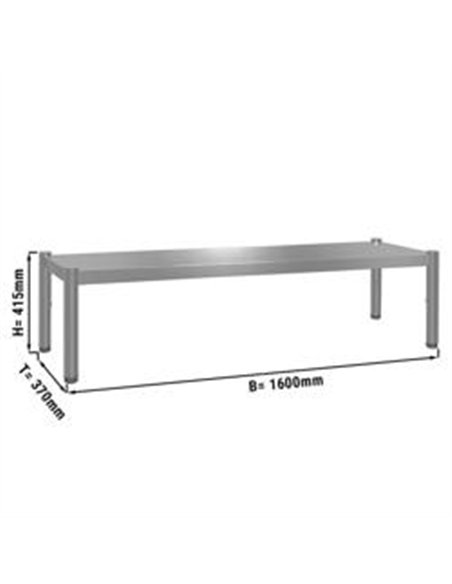 Top shelf ECO - 1600x370mm - with 1 shelf - Height: 415mm