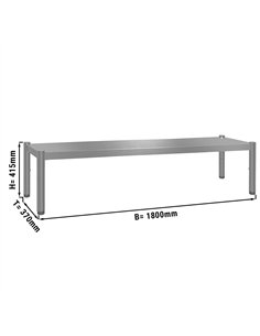 Top shelf ECO - 1800x370mm - with 1 shelf - Height: 415mm 2