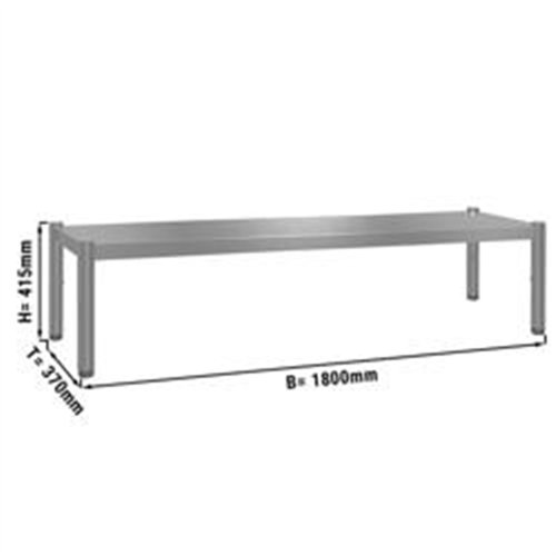 Top shelf ECO - 1800x370mm - with 1 shelf - Height: 415mm