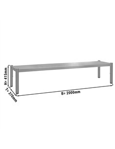 Top shelf ECO - 2000x370mm - with 1 shelf - Height: 415mm 2