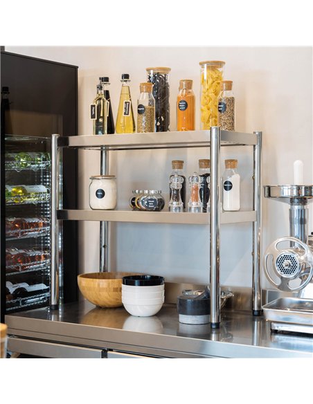 Top shelf PREMIUM - 2000x370mm - with 2 shelves 0.7 m high