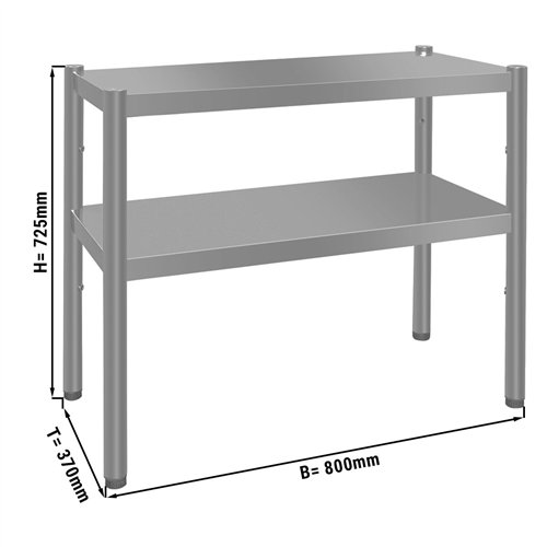 Top shelf ECO - 800x370mm - with 2 shelves - 0.7 m high