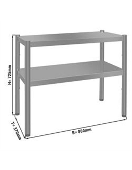 Top shelf ECO - 800x370mm - with 2 shelves - 0.7 m high