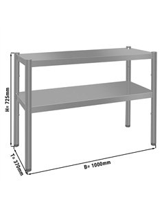 Top shelf ECO - 1000x370mm - with 2 shelves - 0.7 m high 2