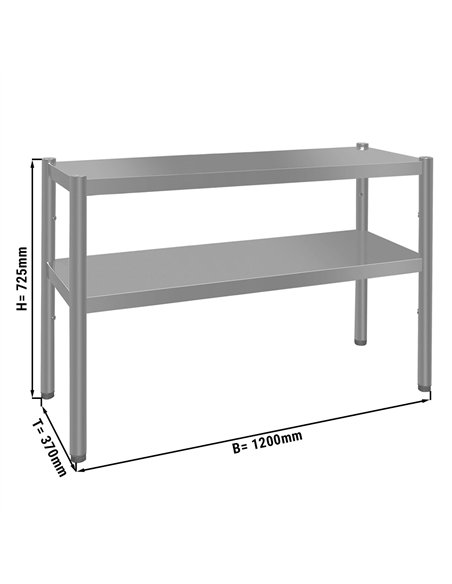 Top shelf ECO - 1200x370mm - with 2 shelves - 0.7 m high