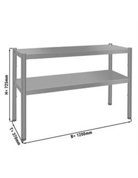 Top shelf ECO - 1200x370mm - with 2 shelves - 0.7 m high