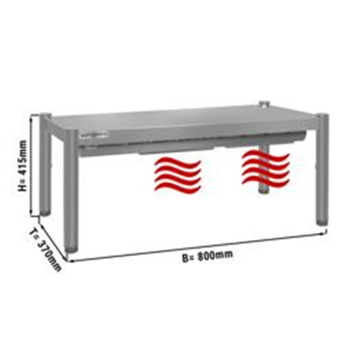 Thermal bridge ECO - 800x370mm - with 1 shelf- height: 415mm