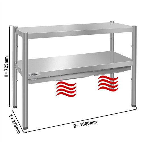 Thermal bridge ECO - 1000x370mm - with 1 shelf - height: 415mm