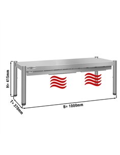 PREMIUM thermal bridge - 1000x370mm - with 1 shelf - height: 415mm 2