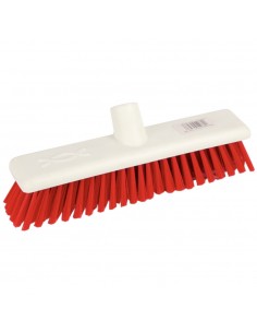 Jantex Soft Hygiene Broom Red 12in