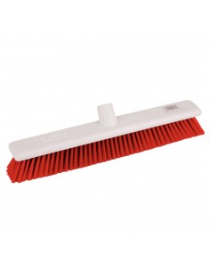 Jantex Soft Hygiene Broom Red 18in