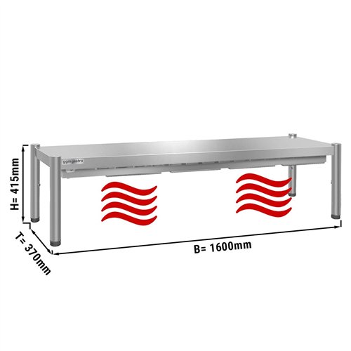 Thermal bridge ECO - 1600x370mm - with 1 shelf - height: 415mm