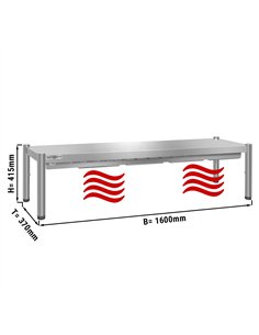 PREMIUM thermal bridge - 1600x370mm - with 1 shelf - height: 415mm 2