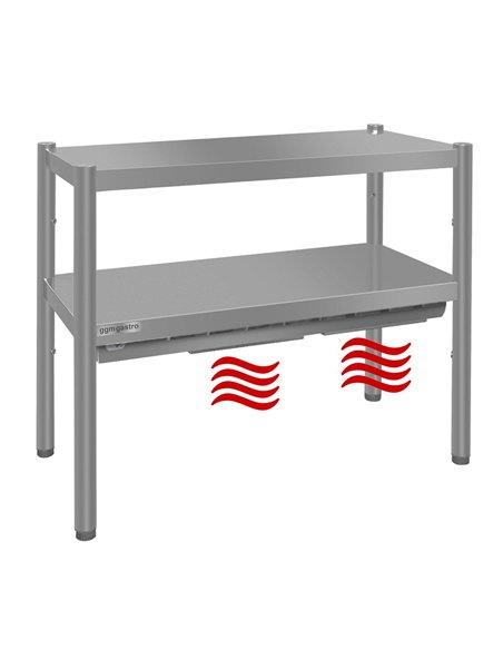 Thermal bridge ECO - 800x370mm - with 2 shelves - height: 725mm